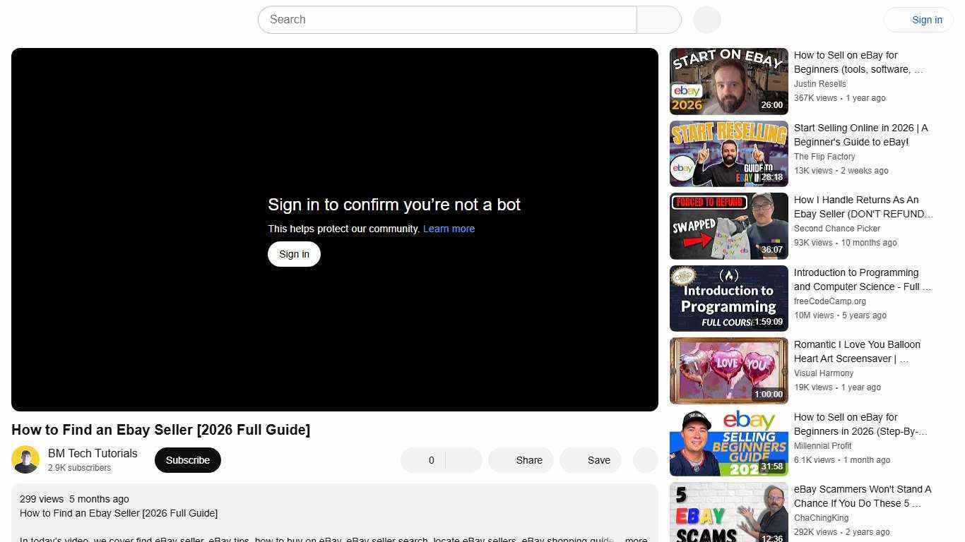 How to Find an Ebay Seller [2026 Full Guide] - YouTube